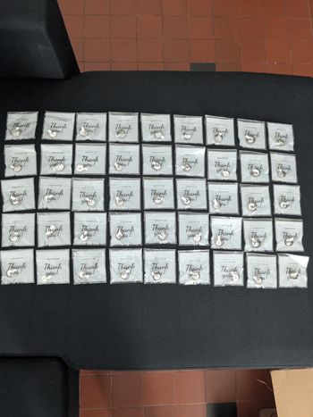 Lot revendeur 45 bague (argenté)