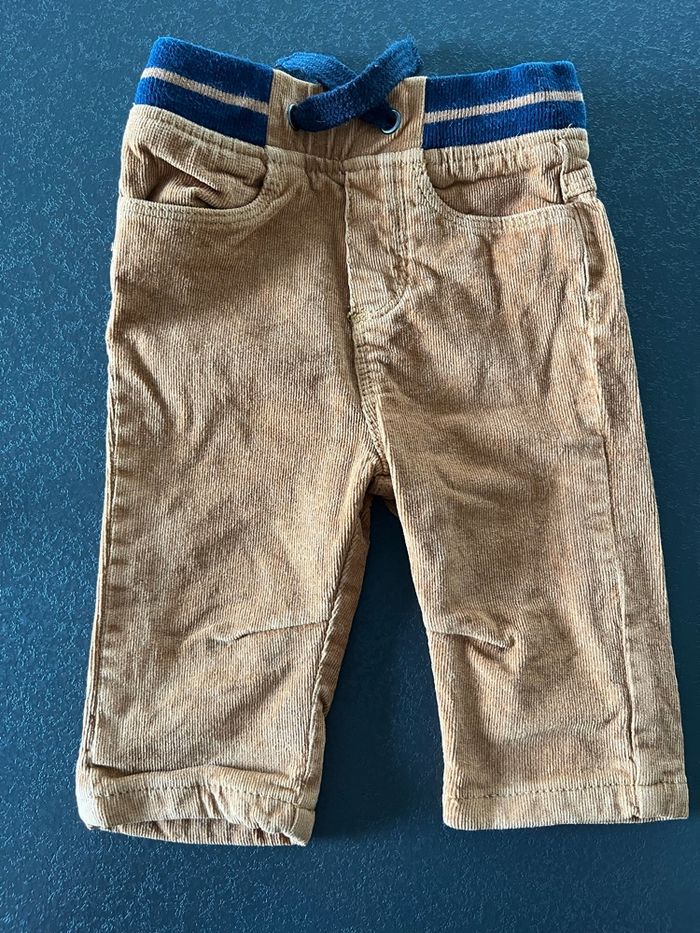 Pantalon velours camel 6mois