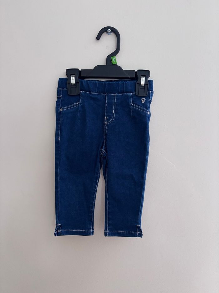 Pantalon jean stretch Obaïbi – 12 mois / 74 cm