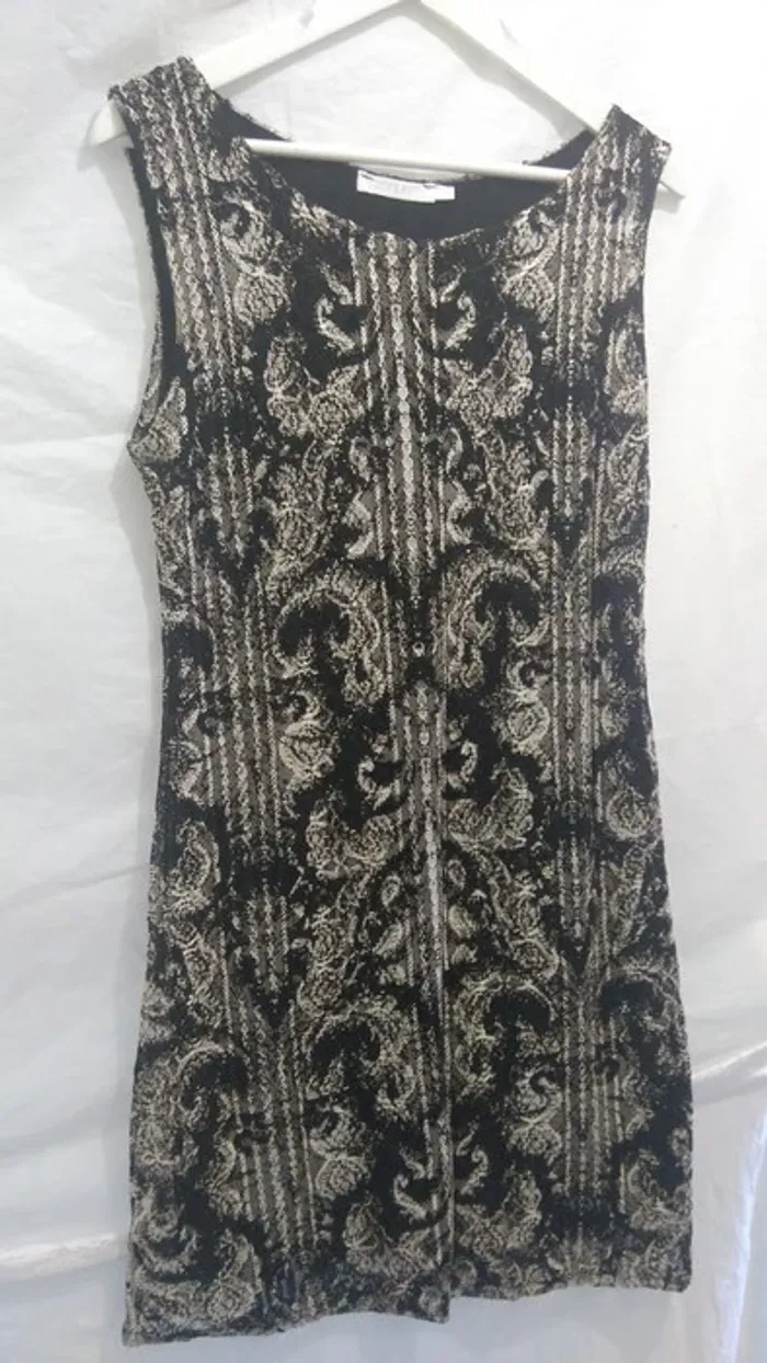 Robe dentelle noire et blanc