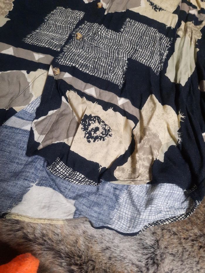 Chemise d'été motif patchwork - photo numéro 2