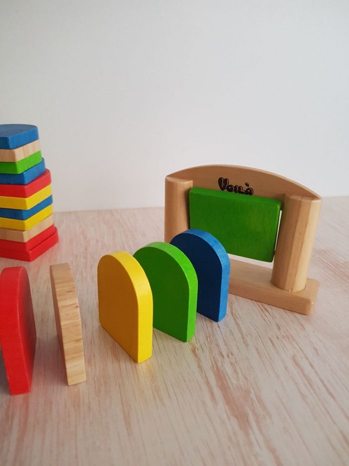 Dominos en bois knock and fall de Voilà - photo numéro 2