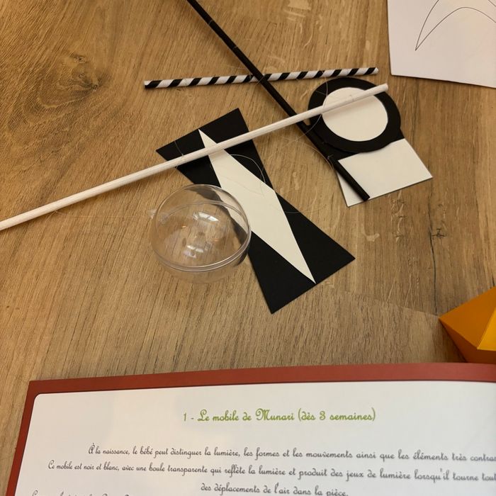 Lot portique et coffret mobiles Montessori - photo numéro 3