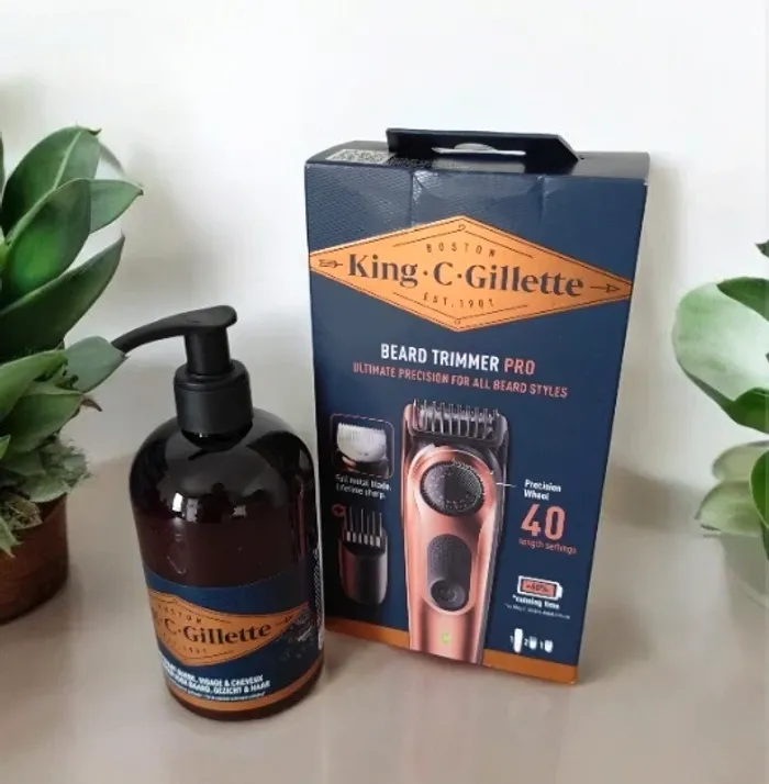 Tondeuse + gel lavant King C Gilette