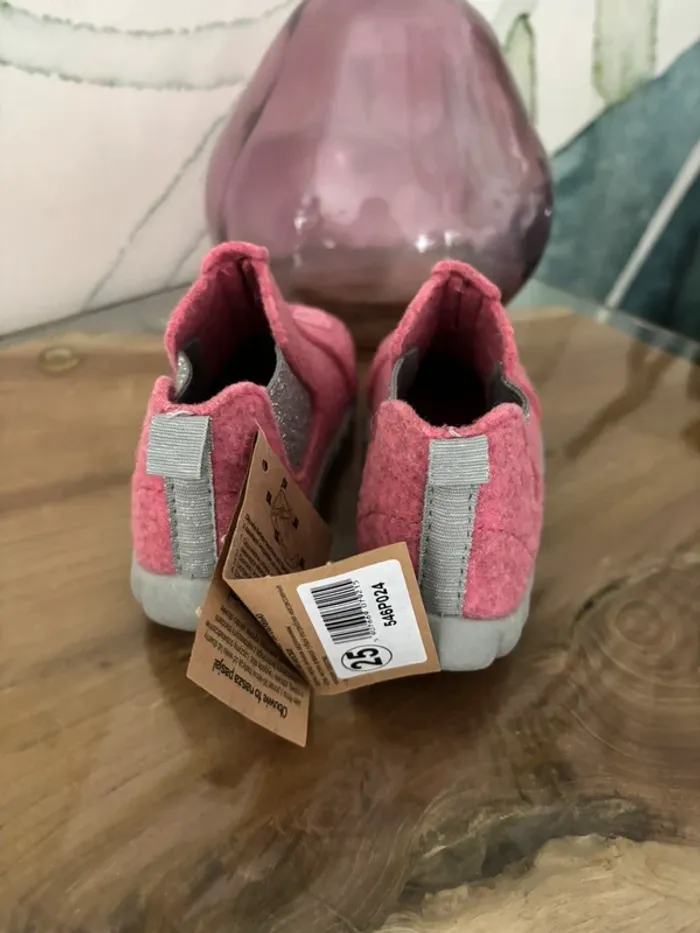 Chaussons fille Befado rose tissu - photo numéro 4