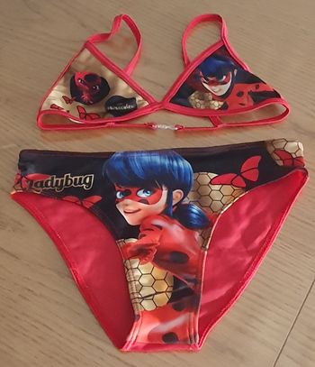 Maillot de bain 2 pièces 10 ans miraculous