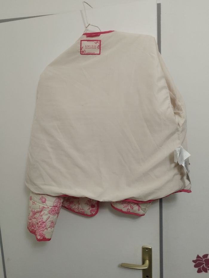 Veste matelassée fleurie taille 40 - photo numéro 4