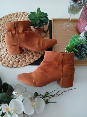Bottines en cuir Taille 38🌿💝