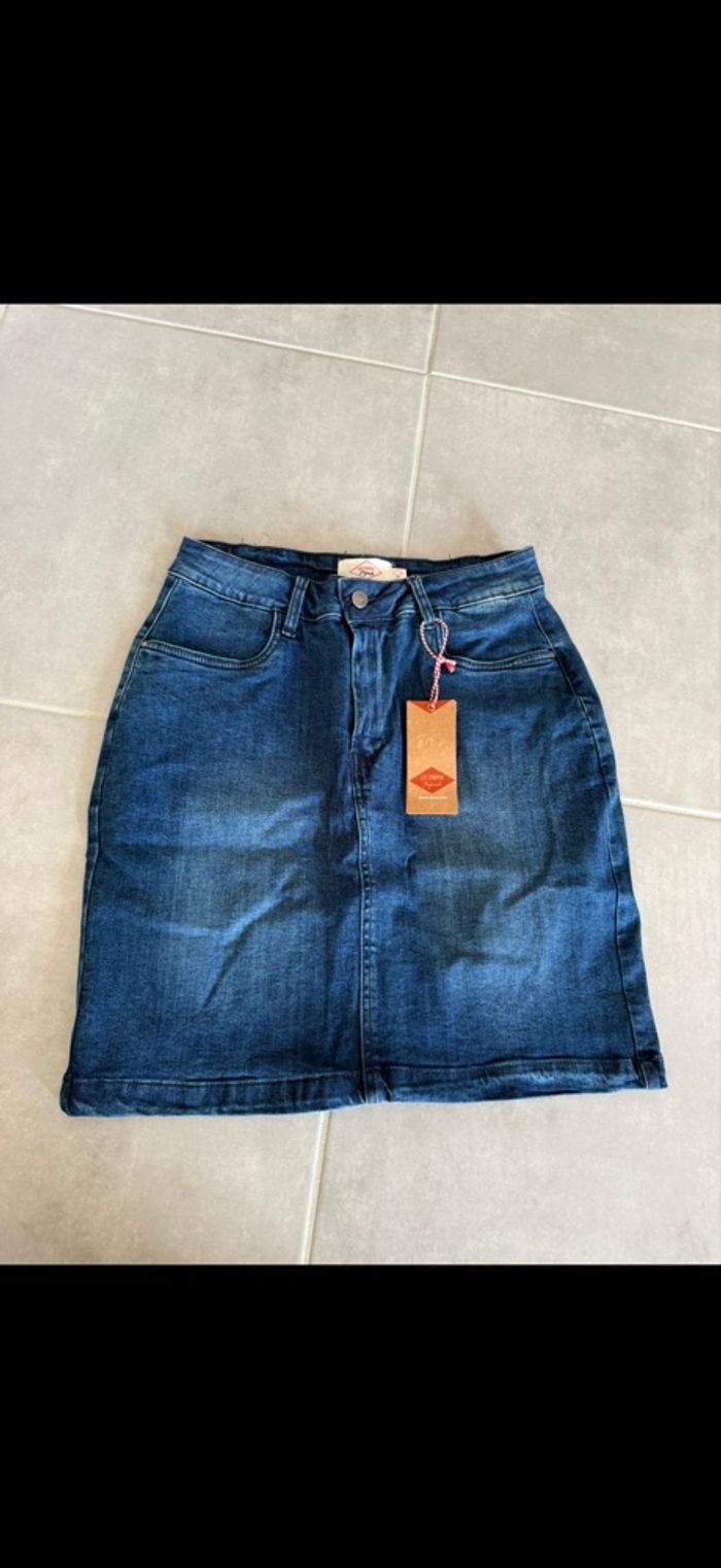 Jupe en jean Lee Cooper Taille 40 - photo numéro 2