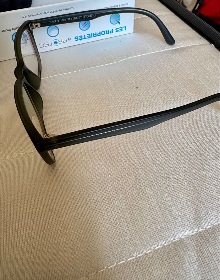 Lunettes anti lumière bleue gris foncé - eProtect - photo numéro 6