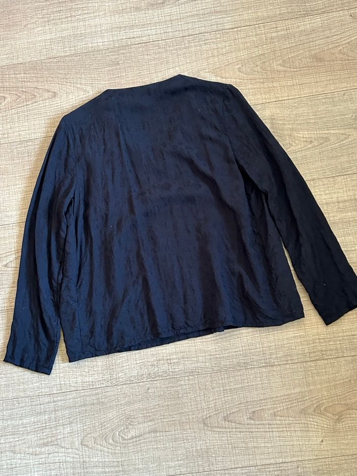 Blouse noire à manches longues Karl Marc John taille S TBE - photo numéro 8
