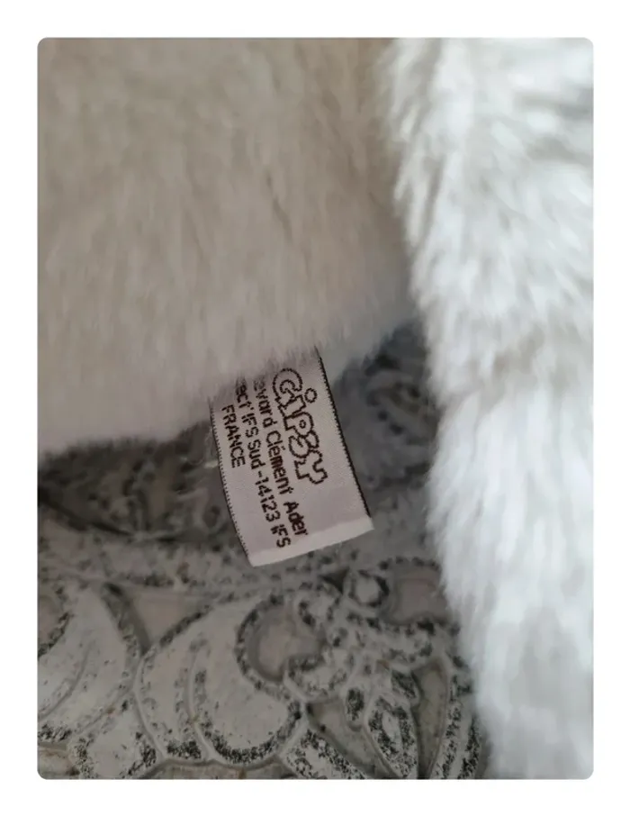 Peluche tigre blanc Gipsy - photo numéro 4