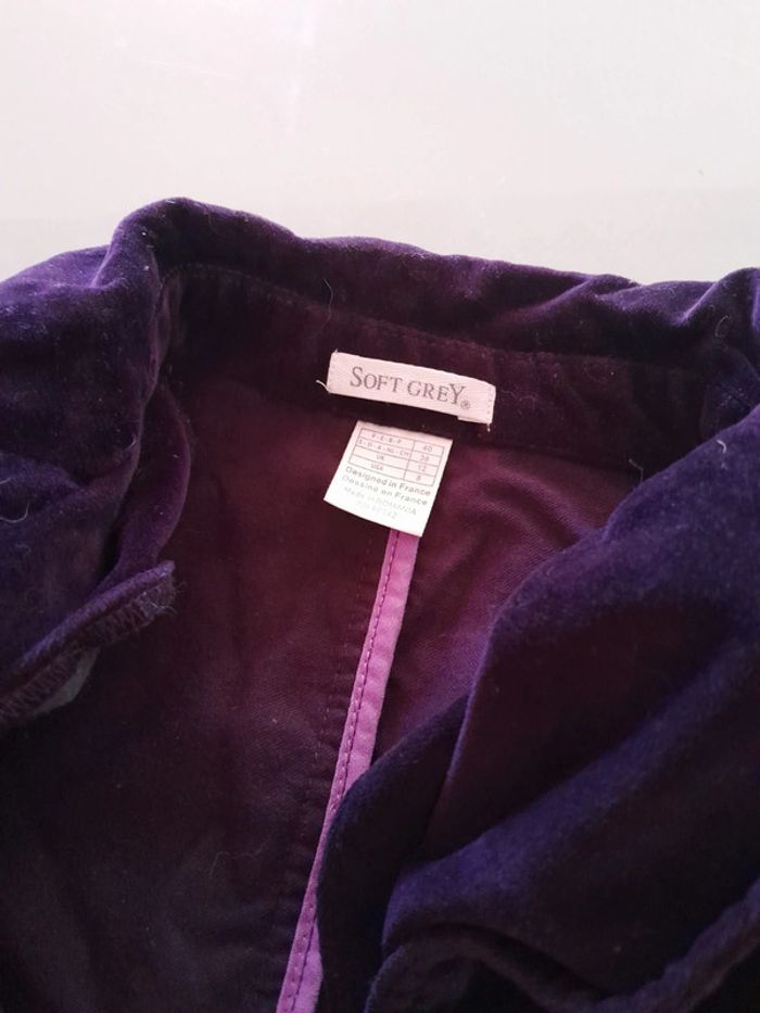 Veste velours femme 40 - photo numéro 2
