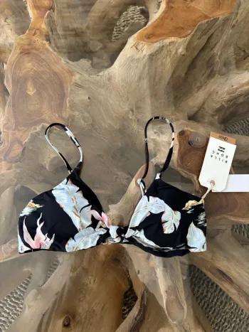 Bas de maillot de bain femme Billabong noir tropical