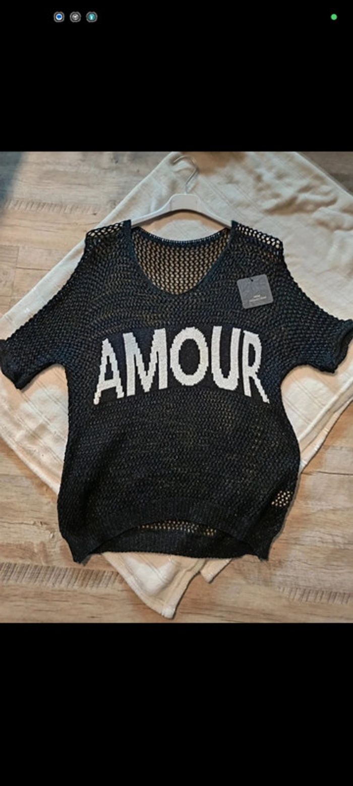 Pull en maille paillettes