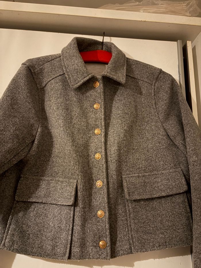 Veste hiver, grise, bon état