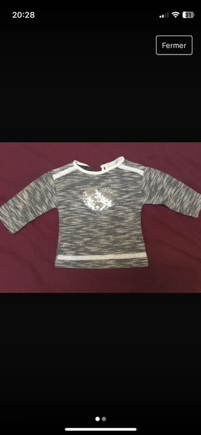 Pull fin chicanerie 6 mois - photo numéro 2
