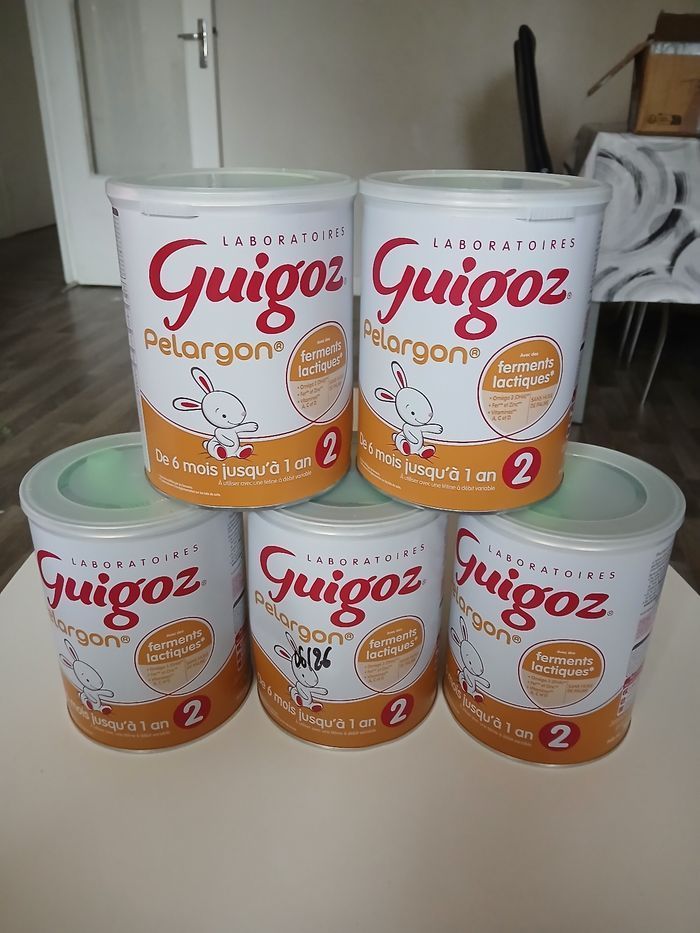 Guigoz pelargon deuxième âge