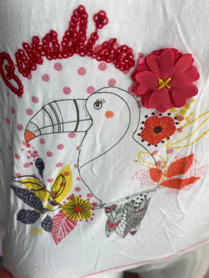 Ensemble été fille 10 ans short et top réf F10 203 - photo numéro 3