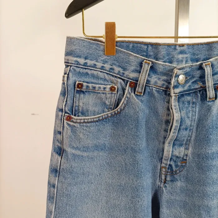 Jean droit Levi’s 501 vintage W29 L32 made in USA 100 % coton A904 - photo numéro 4