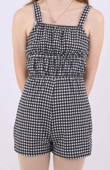 Combishort à carreaux