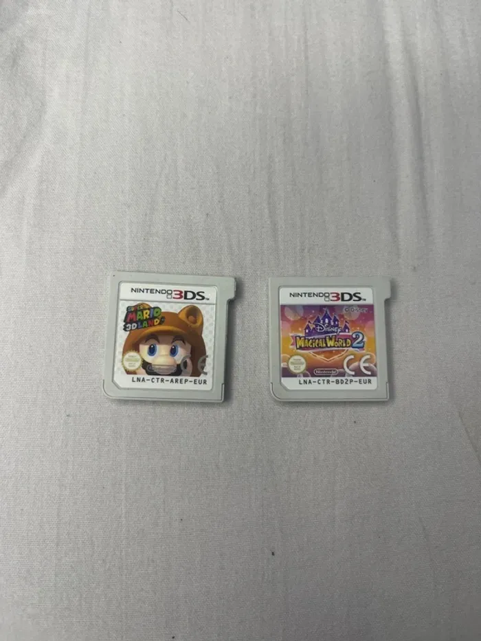 🔹 Lot de 2 jeux Nintendo 3DS – Super Mario 3D Land + Disney Magical World 2 (EUR) 🔹