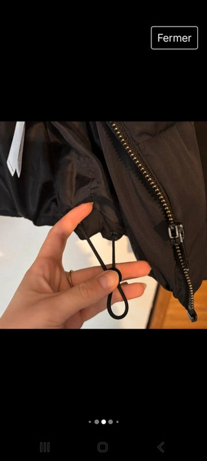 Blousson capuche noir - photo numéro 8