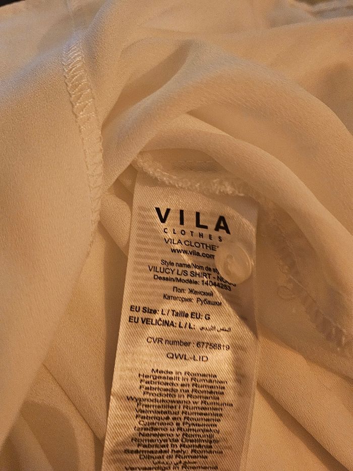 Chemisier femme taille L marque  vila - photo numéro 3