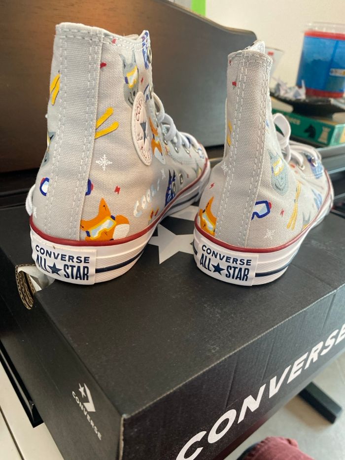 Converse high petit renard au ski taille 37,5 - photo numéro 3