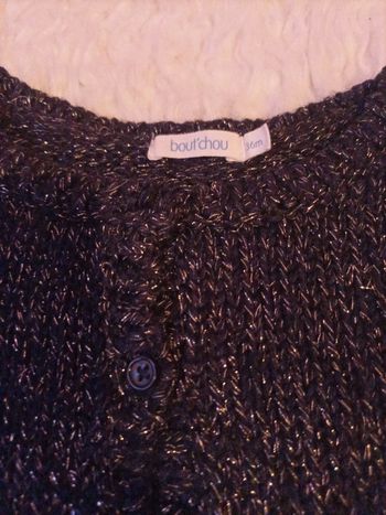 Gilet noir scintillant