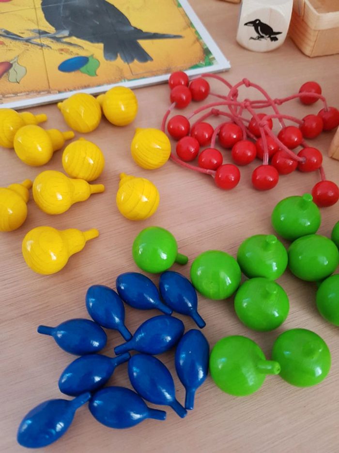 Haba jeu coopératif Le verger avec fruits en bois - photo numéro 10