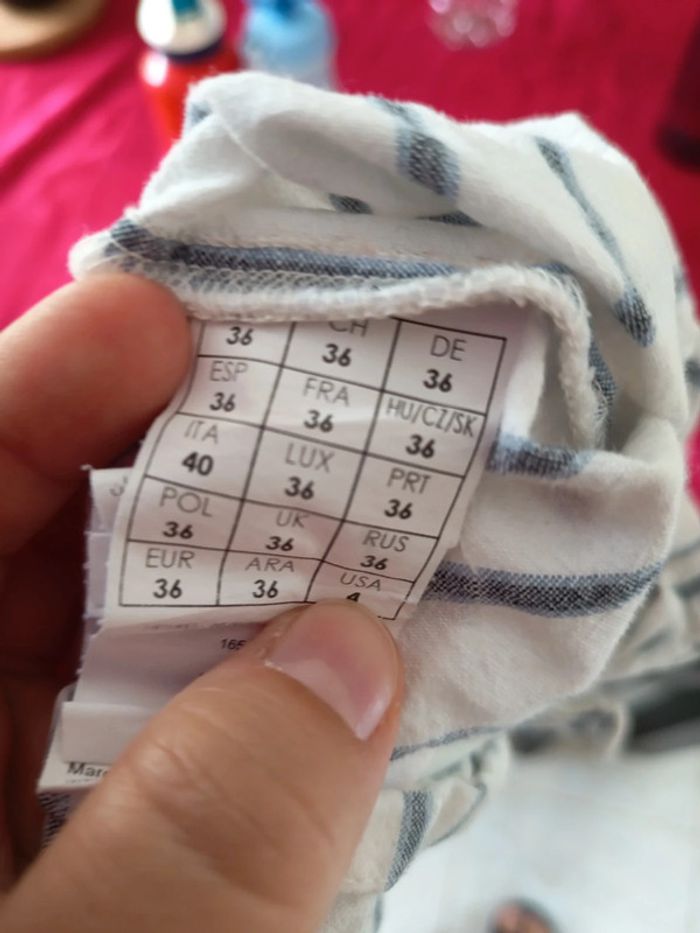 Chemise manches courtes Promod taille 36 - photo numéro 3