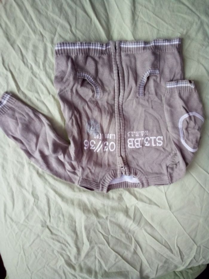 Gilet zippé 12 mois