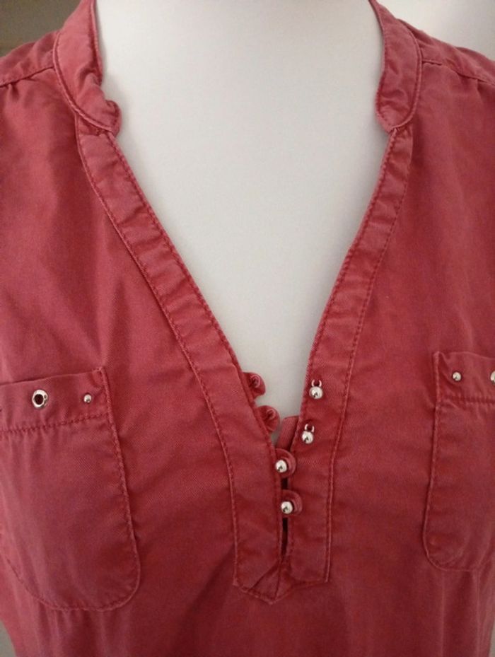 Armand Thiery - Robe à poches taille 38/40 | vieux rose - photo numéro 7