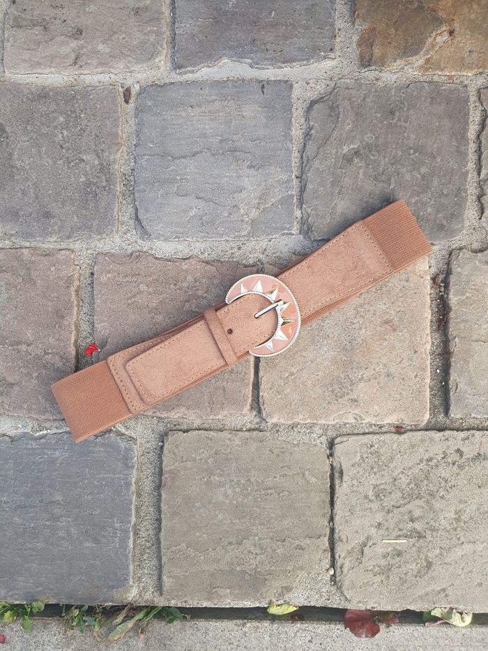 Ceinture élastique Colombus camel