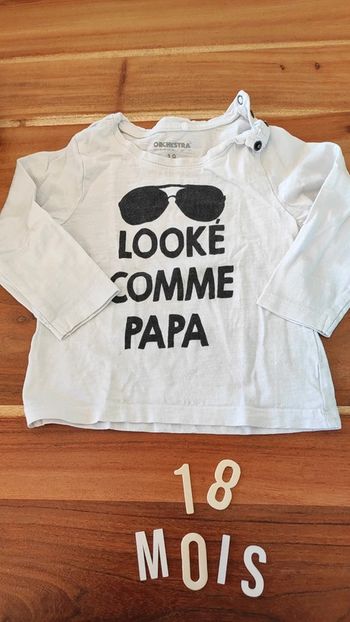 Tee short manches longues