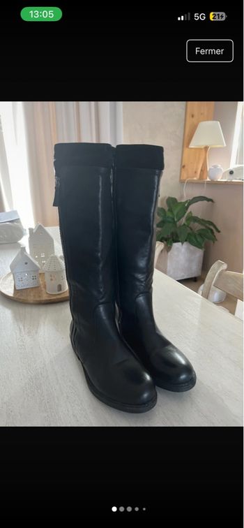 Bottes hautes noires