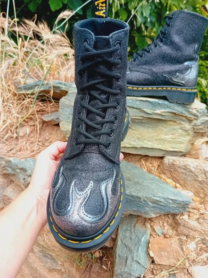 Dr. Martens Pascal Flame glitter avec boîte 38 - photo numéro 4