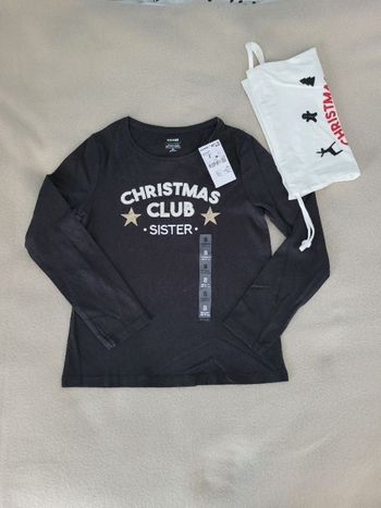 Tshirt manches longues 8 ans kiabi neuf