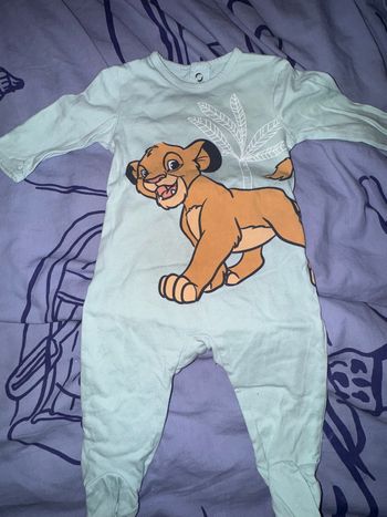 Pyjama le roi lion taille 3 mois