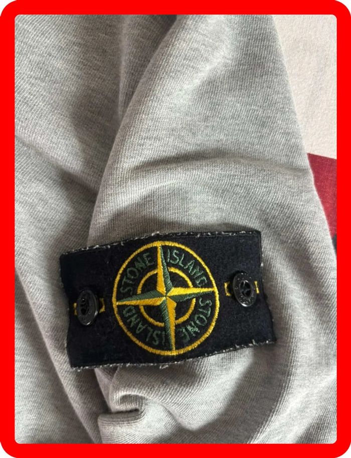 Sweat à capuche 3/4 zip Stone Island taille xs/s - photo numéro 6