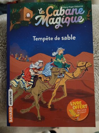 livre la cabane magique tempête de sable 8+ (3e)