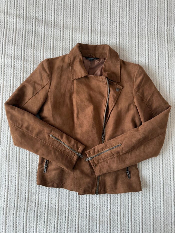 Très joli Perfecto brun / Taille 40 - photo numéro 3