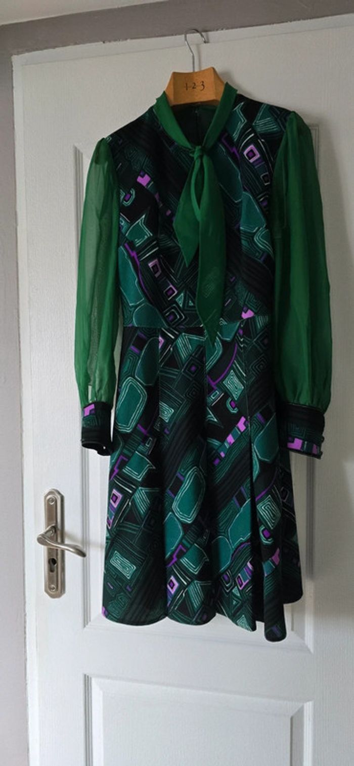 magnifique robe vintage des années 60/ 70 - photo numéro 13