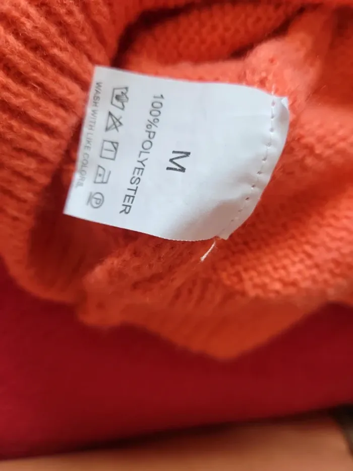 Pull orange - photo numéro 3