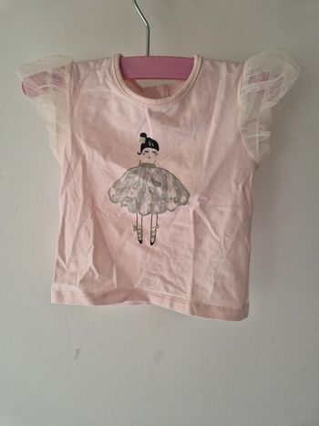 Tee shirt danseuse bébé fille 6 mois Billieblush