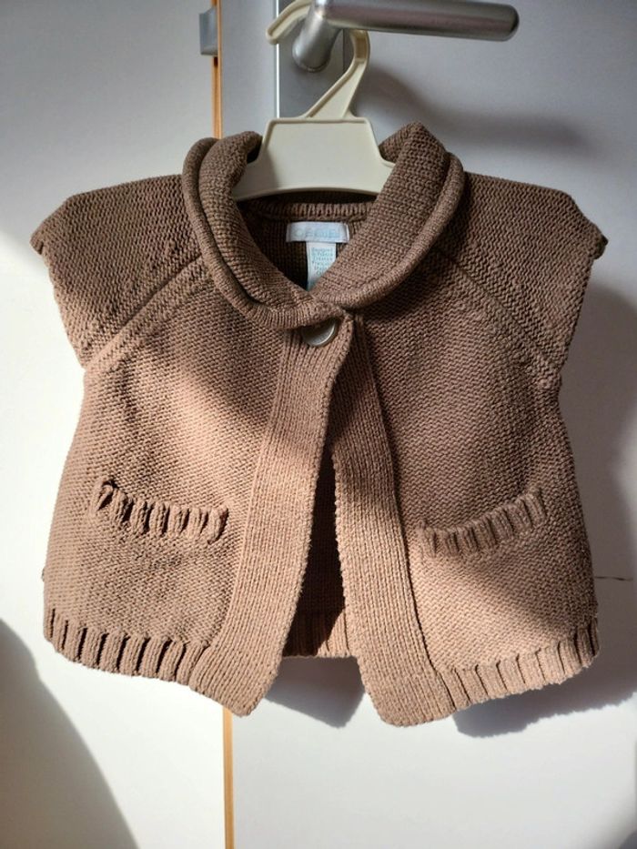 Gilet bébé fille 12 mois neuf obaibi
