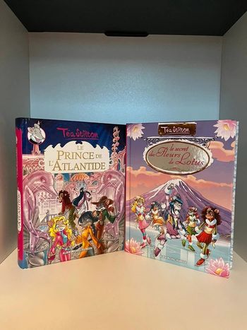Lot de 2 livres Tea Stilton