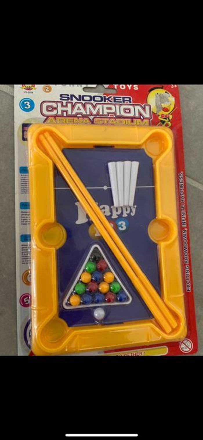 Jeu de poche et d'adresse billard 🎱 enfant - photo numéro 3