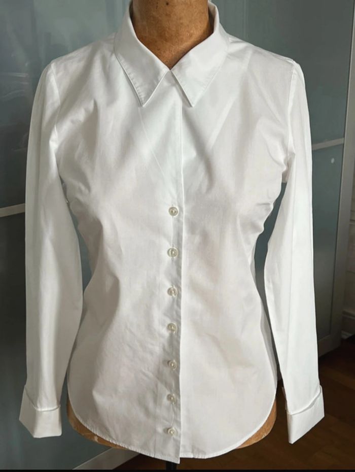 Chemise blanche spectaculaire dos-nu Adelyne 38 - Anne Fontaine - photo numéro 7